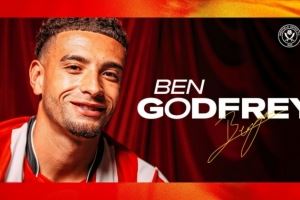 官方：亚特兰大27岁中卫戈弗雷租借加盟谢菲联